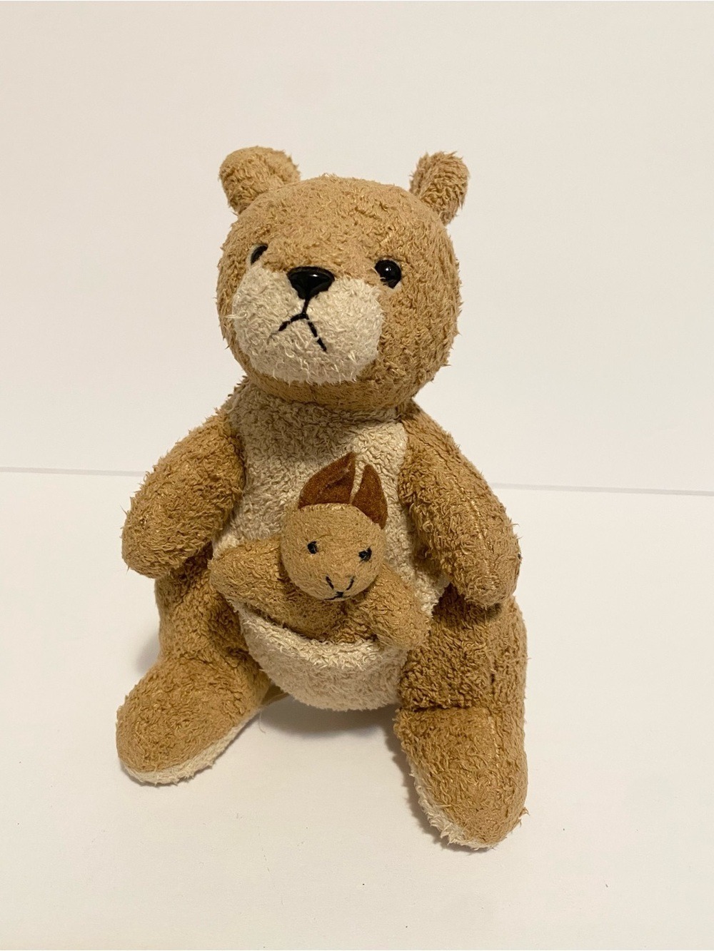 Russ Luv Pets Kangaroo Mom Baby Joey Plush 5" Darwin Stuffed Animal Toy